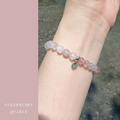 Holy spirit【Sep.】水晶純銀手環_草莓晶+灰月光+粉水晶_6 Holy spirit【Sep.】水晶純銀手環_草莓晶+灰月光+粉水晶_6