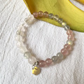 Holy spirit【Sep.】水晶純銀手環_草莓晶+灰月光+粉水晶_20 Holy spirit【Sep.】水晶純銀手環_草莓晶+灰月光+粉水晶_20