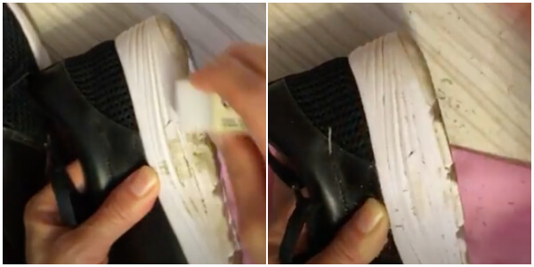 白鞋橡皮擦效果