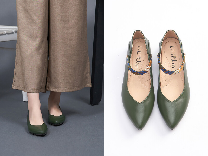 綠色尖頭鞋推薦