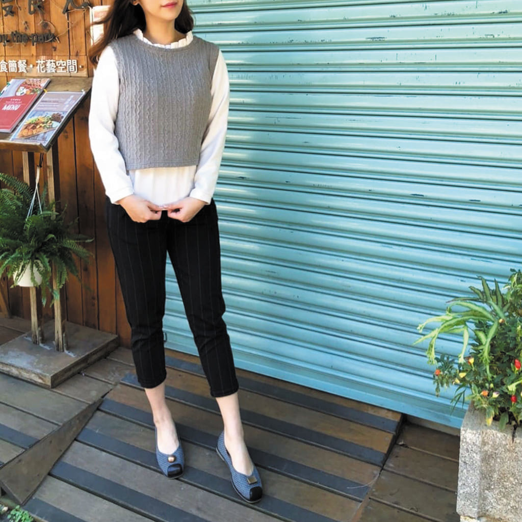 上班穿搭娃娃鞋