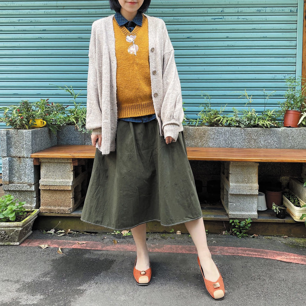 文青穿搭娃娃鞋