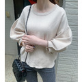 加分款 氣質澎袖下打折柔軟針織_7 加分款 氣質澎袖下打折柔軟針織_7