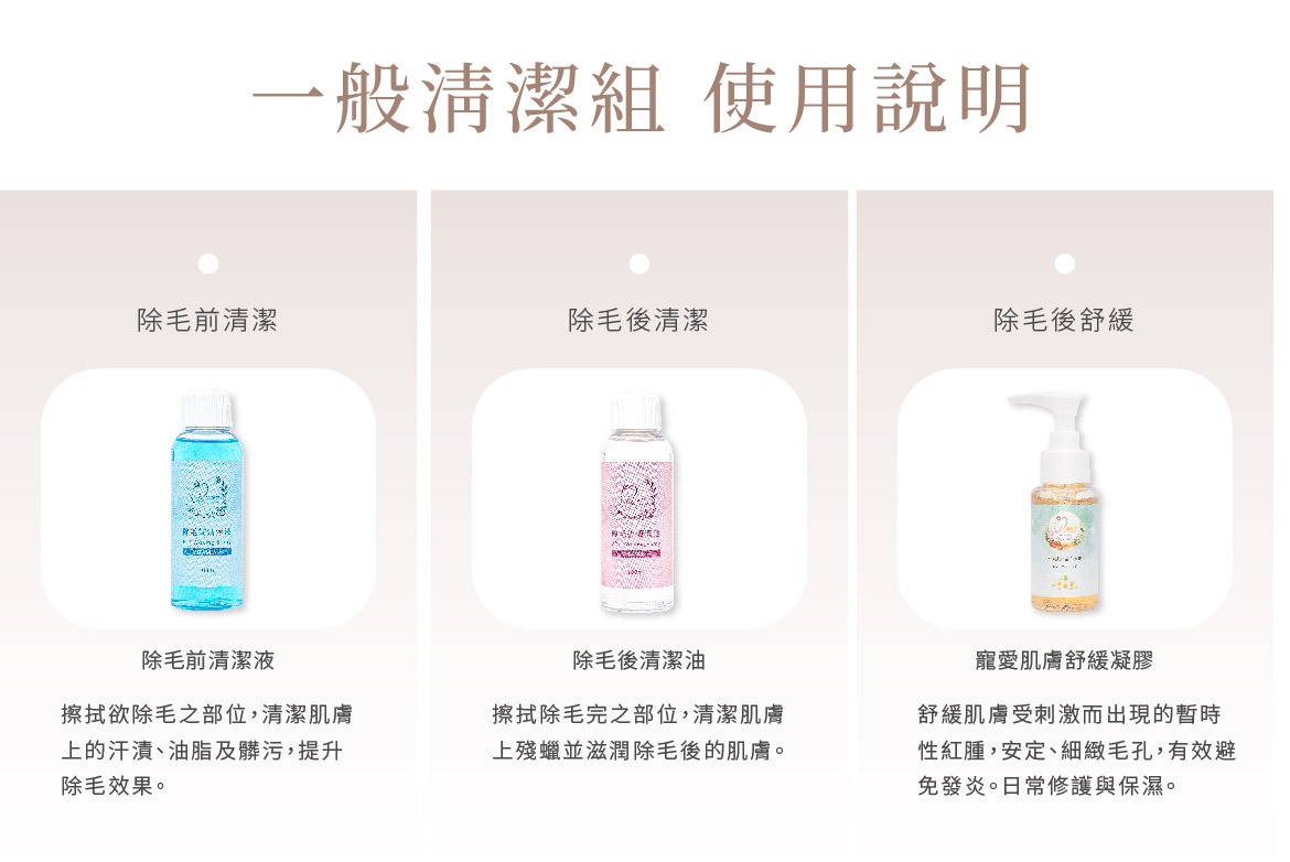 一般清潔組使用介紹