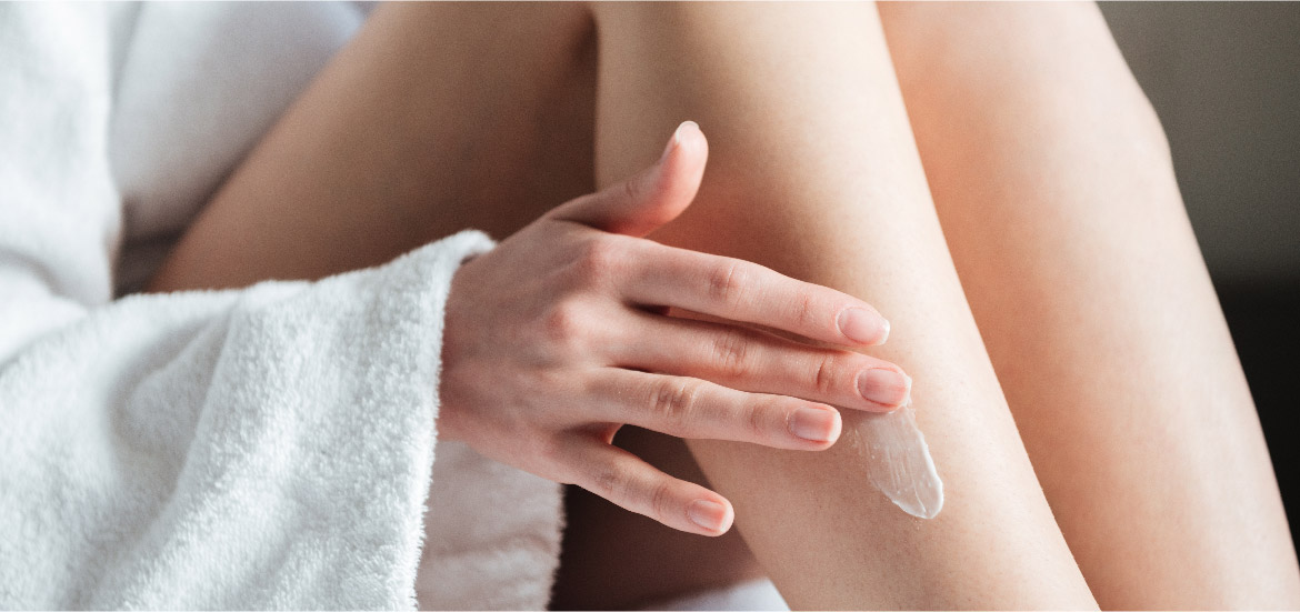 熱蠟除毛後–加強保濕度