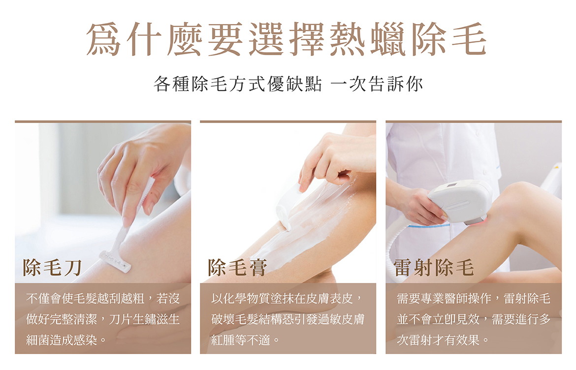 熱蠟除毛好處
