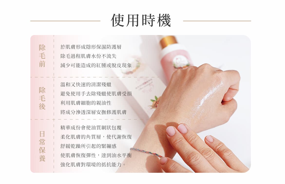 維他命E呵護調理油使用時機