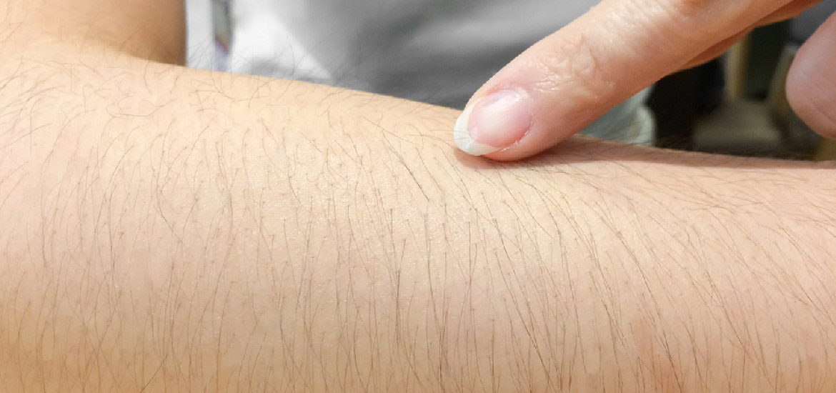 熱蠟除毛前-毛髮修整長度