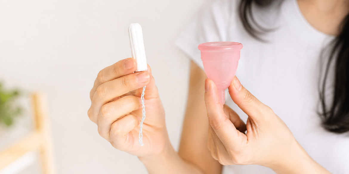 生理期除毛需使用衛生棉條或月亮杯,避免影響操作範圍