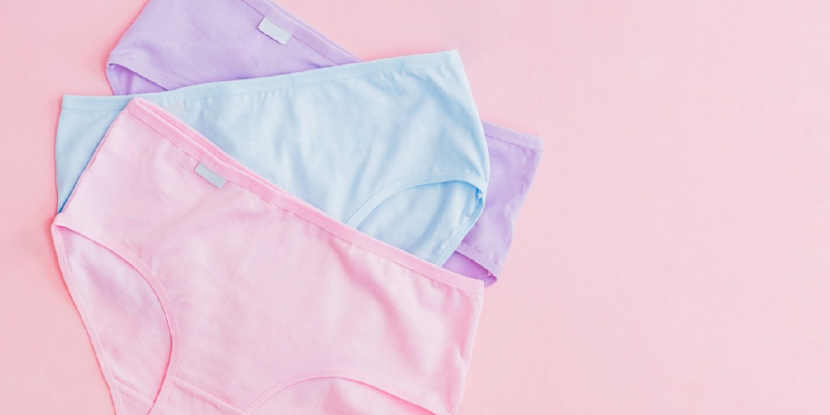 選擇一條可透氣乾爽的內褲