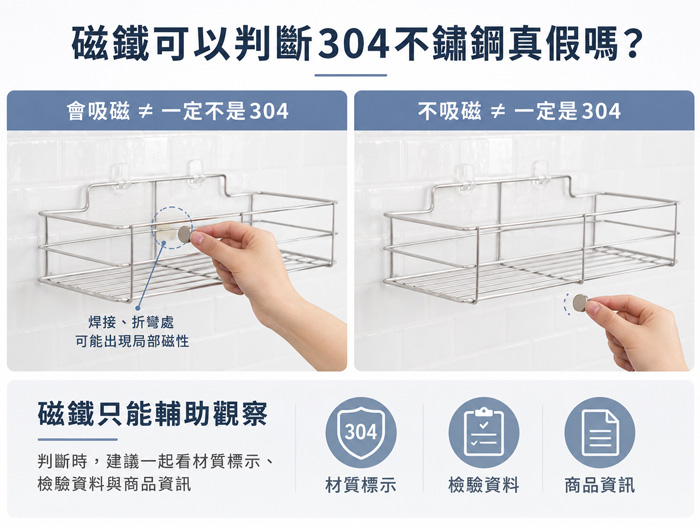 會吸磁不一定是假304不鏽鋼