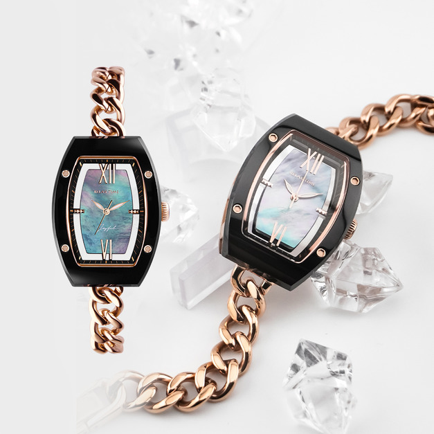 RELAX TIME |Joyful 陶瓷酒桶錶 星夜曜黑 (RT-119-5) RELAX TIME |Joyful 陶瓷酒桶錶 星夜曜黑 (RT-119-5)