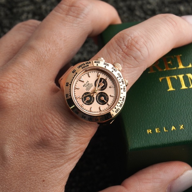現貨-RELAX TIME 三眼戒指錶-玫瑰迪 (RT-D-05) 現貨-RELAX TIME 三眼戒指錶-玫瑰迪 (RT-D-05)