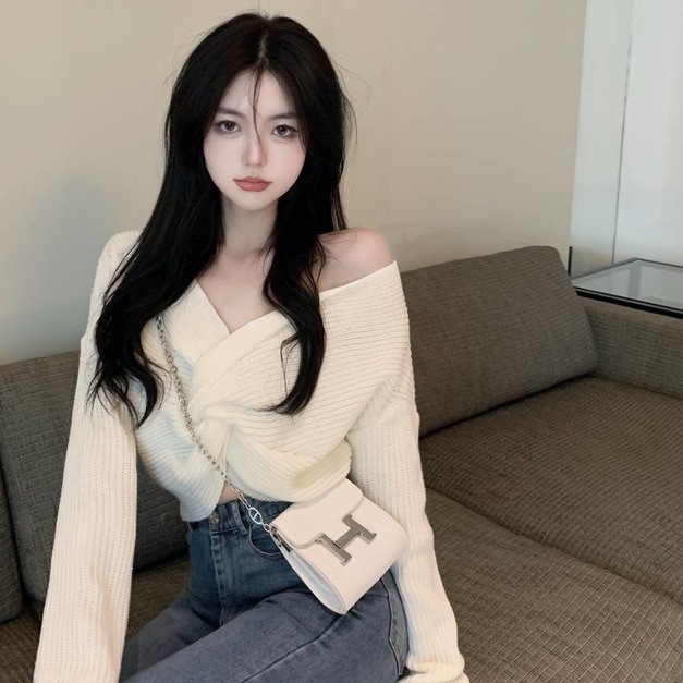 扭結針織毛衣 扭結針織毛衣