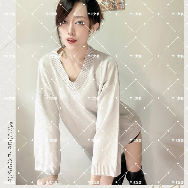 |ℳℰ |法式慵懶針織上衣 |ℳℰ |法式慵懶針織上衣
