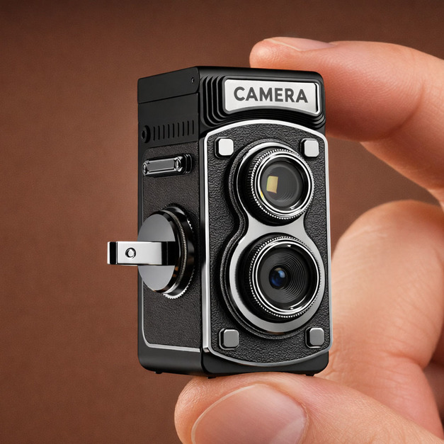 【Minicam 迷你拍】G17復古TLR雙眼Y8000迷你相機-黑 【Minicam 迷你拍】G17復古TLR雙眼Y8000迷你相機-黑