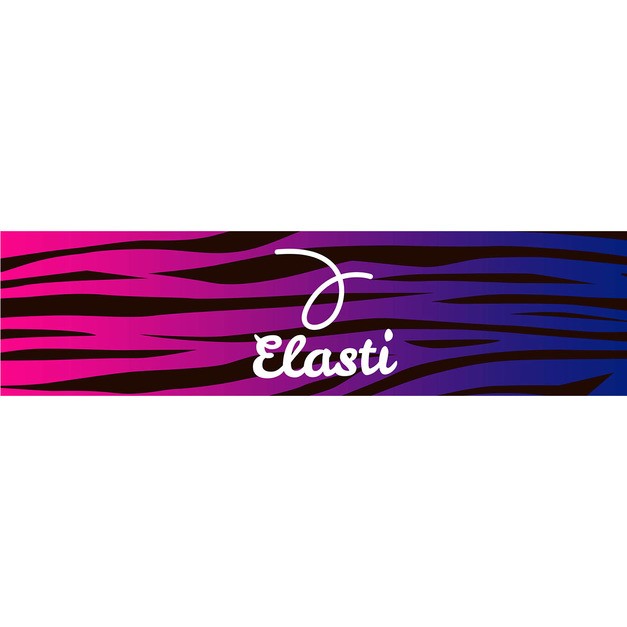 Elasti時尚運動毛巾(迷幻斑馬)97X25CM