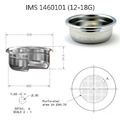 IMS Filter 義大利精密濾杯 雙孔雙杯12-18G/H24.5(1460102)半自動義式咖啡機用_2 IMS Filter 義大利精密濾杯 雙孔雙杯12-18G/H24.5(1460102)半自動義式咖啡機用_2