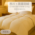 西川羽絨被(日本製)-杏霜米金 英國羽絨85% 0.4kg 可水洗(150×210cm) 西川羽絨被(日本製)-杏霜米金 英國羽絨85% 0.4kg 可水洗(150×210cm)