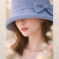 日本製 帽子_Le Nœud Charmant|經典之結(霧藍灰 Bleu Gris)_1 日本製 帽子_Le Nœud Charmant|經典之結(霧藍灰 Bleu Gris)_1