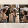 日本製 晴雨傘_優雅軌跡_焦糖藍|Trace d’Élégance 抗UV 折疊傘_8 日本製 晴雨傘_優雅軌跡_焦糖藍|Trace d’Élégance 抗UV 折疊傘_8