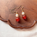 【紅榴】垂墜式耳環 耳飾_2 【紅榴】垂墜式耳環 耳飾_2