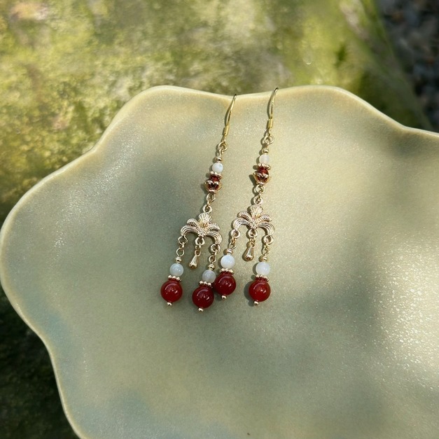 【玲瓏】垂墜式耳環 【玲瓏】垂墜式耳環