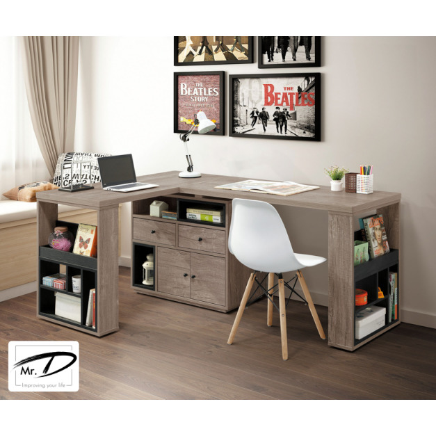 B4115 572-03 艾爾頓5.8尺L型功能桌組 B4115 572-03 艾爾頓5.8尺L型功能桌組