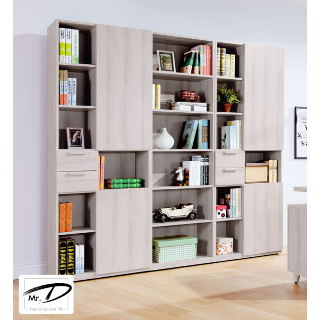 B4049 558-01 珊蒂7尺系統式組合書櫃 B4049 558-01 珊蒂7尺系統式組合書櫃