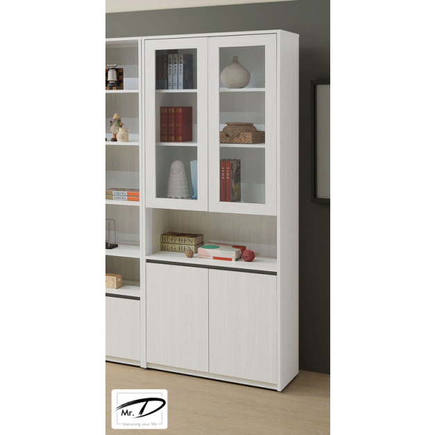 B4082 565-02 弗洛拉2.7尺四門書櫃 B4082 565-02 弗洛拉2.7尺四門書櫃