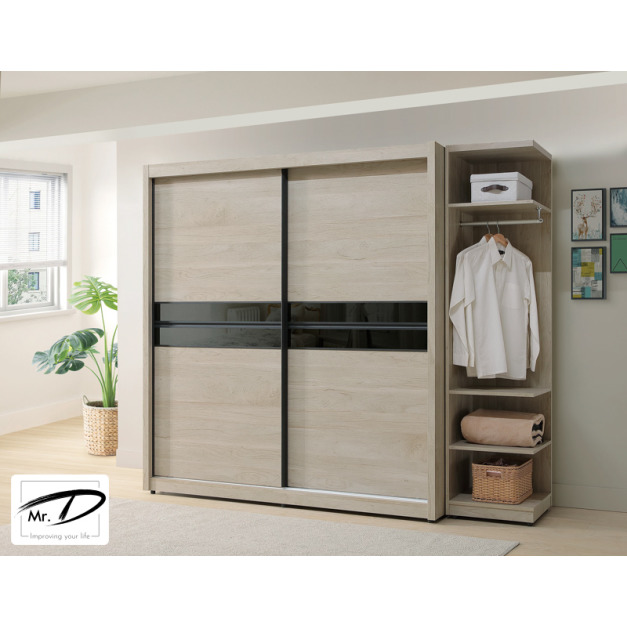 B3171 56-04 威瑟斯7.5尺推門衣櫥 B3171 56-04 威瑟斯7.5尺推門衣櫥