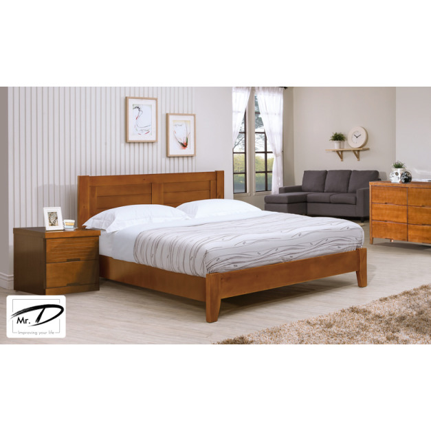 B3467 190-01 凱西柚木色5尺床台 B3467 190-01 凱西柚木色5尺床台