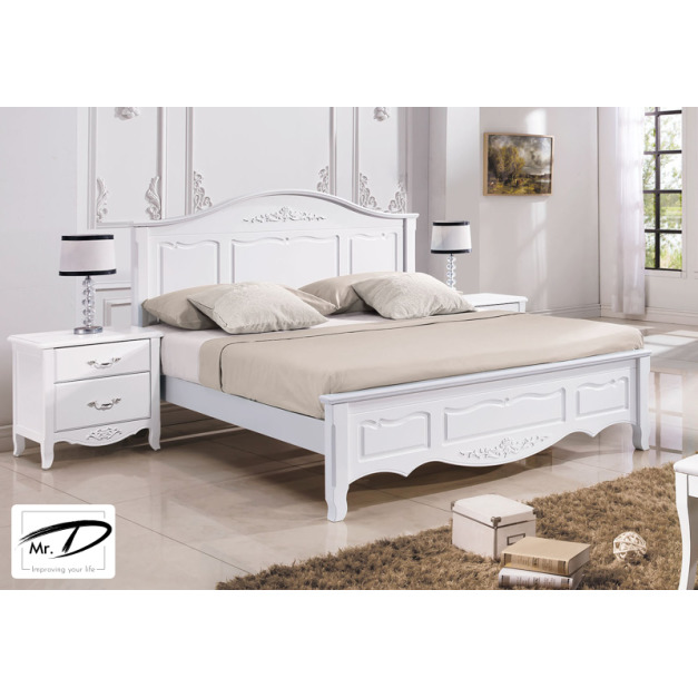 B3441 160-01 卡蘿白色5尺床台 B3441 160-01 卡蘿白色5尺床台