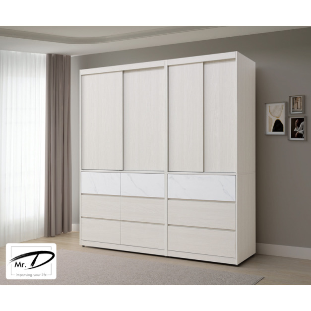 B3196 64-01 泰倫7×7尺推門組合衣櫥 B3196 64-01 泰倫7×7尺推門組合衣櫥