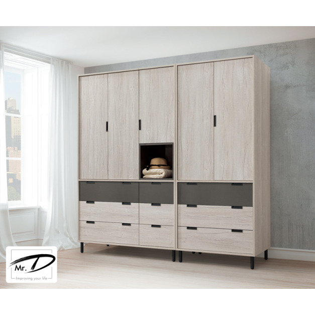 B3291 102-02 溫哥華7×7尺組合衣櫥 B3291 102-02 溫哥華7×7尺組合衣櫥