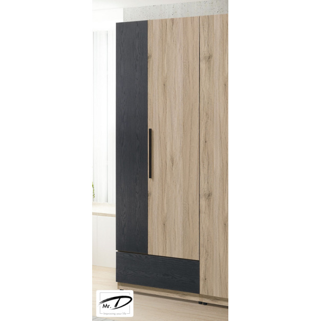 B3322 115-01 慕尼黑2.5尺單吊衣櫥 B3322 115-01 慕尼黑2.5尺單吊衣櫥