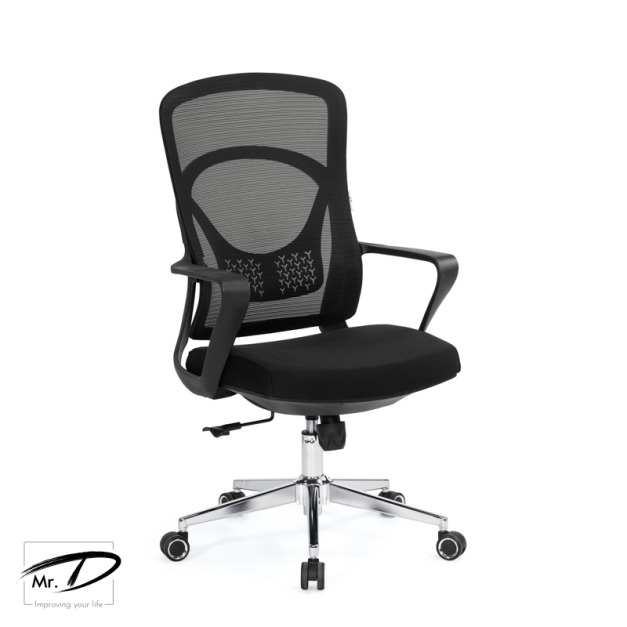 C4335 1677-4 喬納森網椅(黑色)(布) C4335 1677-4 喬納森網椅(黑色)(布)