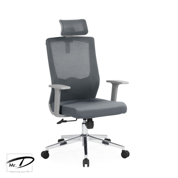 C4268 1666-1 列維斯網椅(高背)(灰色)(布) C4268 1666-1 列維斯網椅(高背)(灰色)(布)