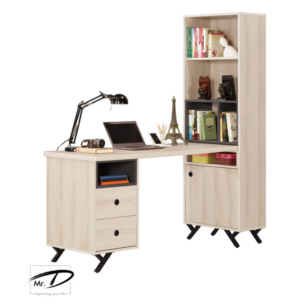 C4159 1624-4 優娜5尺L型二抽書桌 C4159 1624-4 優娜5尺L型二抽書桌