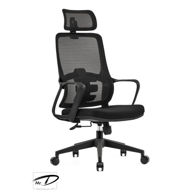 C4295 1670-4 依丹網椅(高背)(黑色)(布) C4295 1670-4 依丹網椅(高背)(黑色)(布)