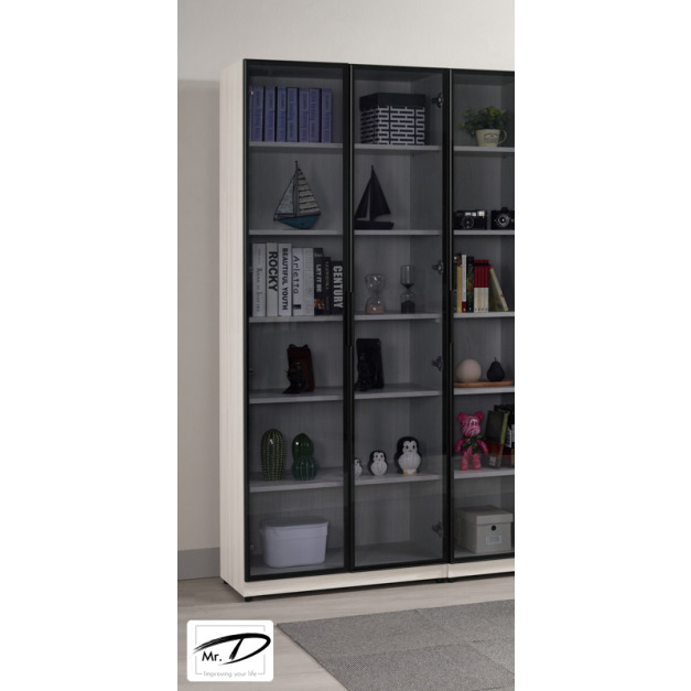 C4066 1598-1 丹尼斯2.7尺鋁門書櫥 C4066 1598-1 丹尼斯2.7尺鋁門書櫥