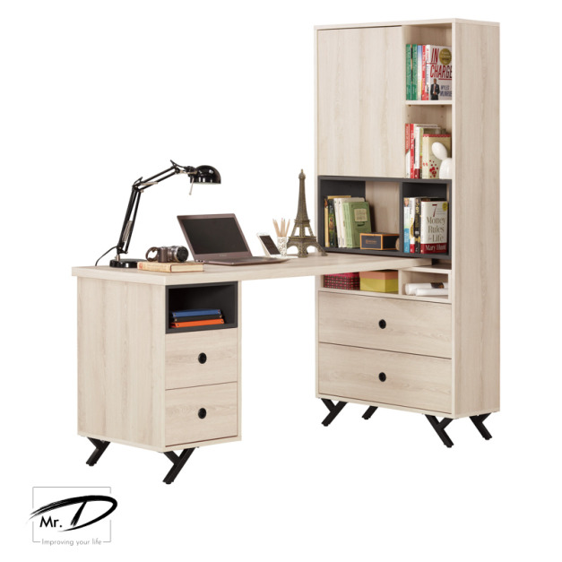 C4155 1623-1 優娜5尺L型四抽書桌 C4155 1623-1 優娜5尺L型四抽書桌