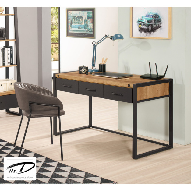 C4136 1616-4 布朗克斯4尺三抽書桌 C4136 1616-4 布朗克斯4尺三抽書桌