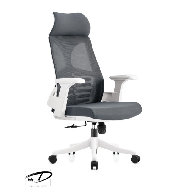 C4262 1665-1 尼可爾網椅(高背)(白色)(布) C4262 1665-1 尼可爾網椅(高背)(白色)(布)