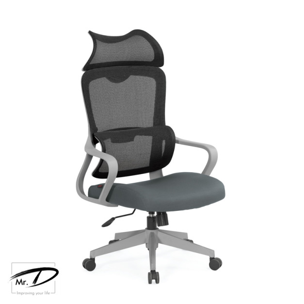 C4323 1675-2 克羅蒂人體工學網椅(高背)(灰色)(布) C4323 1675-2 克羅蒂人體工學網椅(高背)(灰色)(布)
