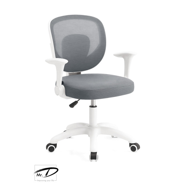 C4338 1678-3 查麗安網椅(白色)(灰布) C4338 1678-3 查麗安網椅(白色)(灰布)