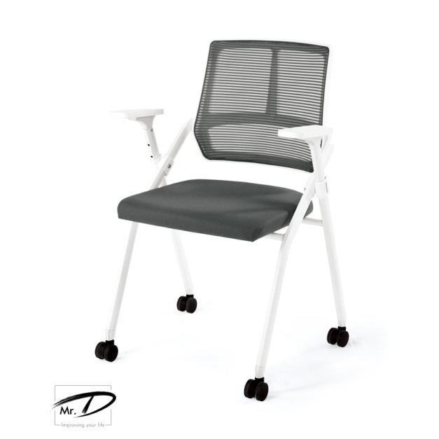 C4355 1682-4 多麗絲培訓椅(白色)(布)(附滑輪) C4355 1682-4 多麗絲培訓椅(白色)(布)(附滑輪)