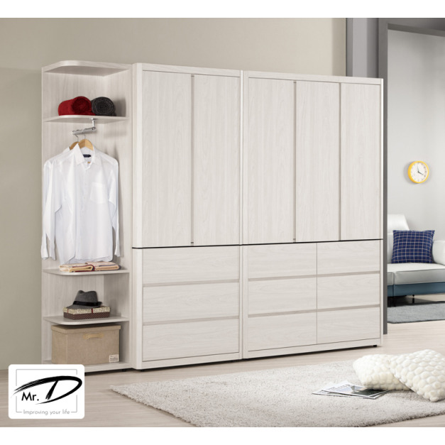 C3121  1085-1 艾德嘉8.2尺組合衣櫥(全組) C3121  1085-1 艾德嘉8.2尺組合衣櫥(全組)