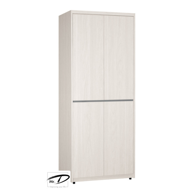 C3069 1040-1 希斯洛2.7尺衣櫥(四門雙吊) C3069 1040-1 希斯洛2.7尺衣櫥(四門雙吊)