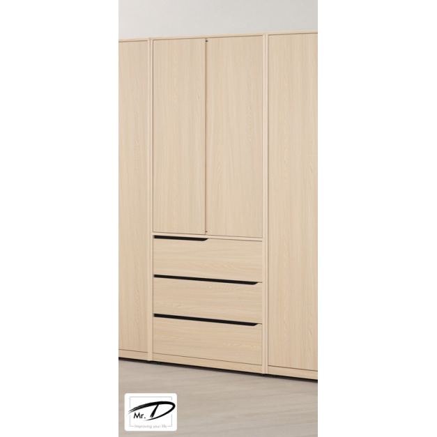 C3373 1220-6 朵利斯2.7尺開門衣櫥(單吊) C3373 1220-6 朵利斯2.7尺開門衣櫥(單吊)